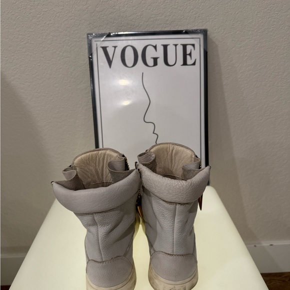 Giuseppe zanotti white leather sneaker - Picture 4 of 4